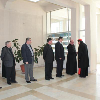 19 aprilie: Iaşi: Vizita cardinalului João Braz de Aviz la Institutul Teologic Romano-Catolic "Sfântul Iosif"