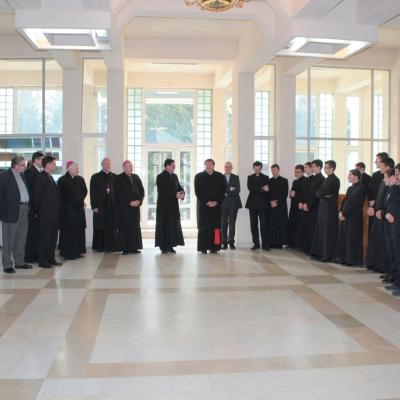 19 aprilie: Iaşi: Vizita cardinalului João Braz de Aviz la Institutul Teologic Romano-Catolic "Sfântul Iosif"
