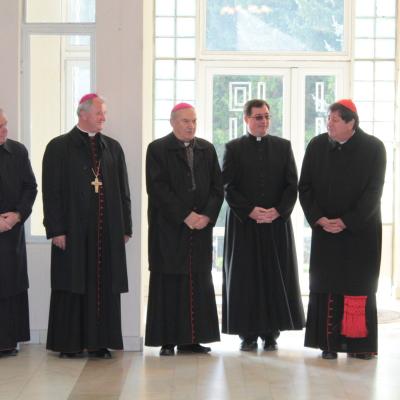 19 aprilie: Iaşi: Vizita cardinalului João Braz de Aviz la Institutul Teologic Romano-Catolic "Sfântul Iosif"