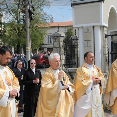 19 aprilie: Iaşi: Liturghie dedicată persoanelor consacrate, prezidată de cardinalul João Braz de Aviz. Foto: Ionuţ-Gabriel Giurgică