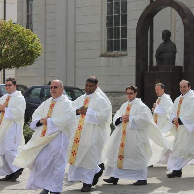 19 aprilie: Iaşi: Liturghie dedicată persoanelor consacrate, prezidată de cardinalul João Braz de Aviz. Foto: Ionuţ-Gabriel Giurgică