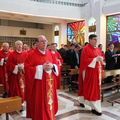 25 aprilie: Părinţii profesori franciscani din Roman în vizită la colegii lor din Iaşi
