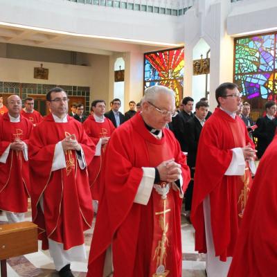 25 aprilie: Părinţii profesori franciscani din Roman în vizită la colegii lor din Iaşi