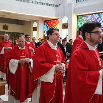 25 aprilie: Părinţii profesori franciscani din Roman în vizită la colegii lor din Iaşi