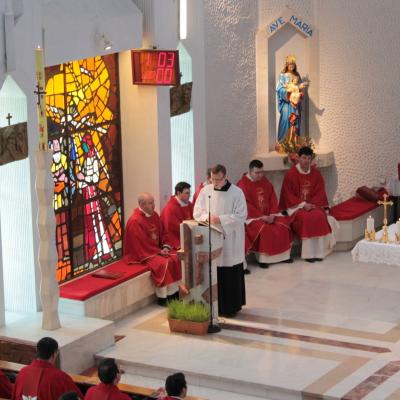 25 aprilie: Părinţii profesori franciscani din Roman în vizită la colegii lor din Iaşi