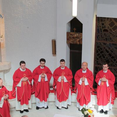 25 aprilie: Părinţii profesori franciscani din Roman în vizită la colegii lor din Iaşi