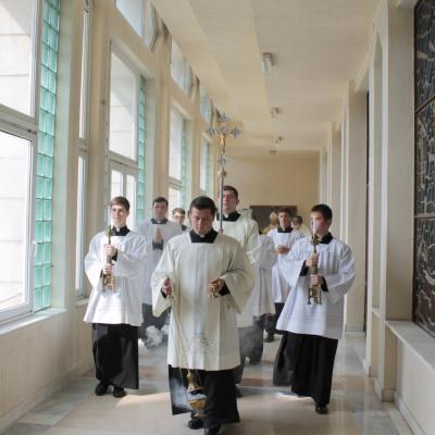 14 mai: Iaşi: Întâlnire dintre seminariştii diecezani din Iaşi şi seminariştii franciscani din Roman