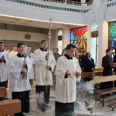 14 mai: Iaşi: Întâlnire dintre seminariştii diecezani din Iaşi şi seminariştii franciscani din Roman