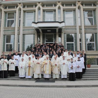 14 mai: Iaşi: Întâlnire dintre seminariştii diecezani din Iaşi şi seminariştii franciscani din Roman