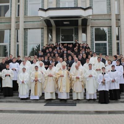 14 mai: Iaşi: Întâlnire dintre seminariştii diecezani din Iaşi şi seminariştii franciscani din Roman