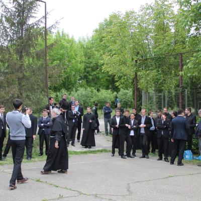 14 mai: Iaşi: Întâlnire dintre seminariştii diecezani din Iaşi şi seminariştii franciscani din Roman