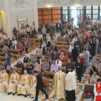 17 mai: Iaşi (catedrală): Liturghie la 1 an de la beatificarea ep. Anton Durcovici. Foto: Ionuţ-Gabriel Giurgică