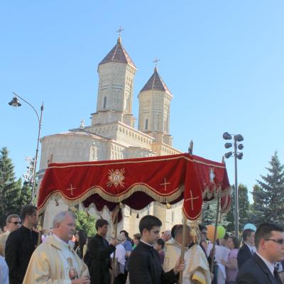 7 iunie: Iaşi (catedrală): Trupul şi Sângele Domnului. Foto: Ionuţ-Gabriel Giurgică