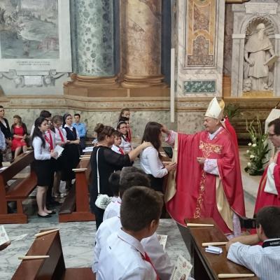14 iunie: Roma (IT): Conferirea sfântului Mir în biserica "San Vitale"