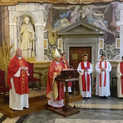 14 iunie: Roma (IT): Conferirea sfântului Mir în biserica "San Vitale"