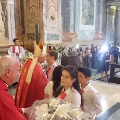 14 iunie: Roma (IT): Conferirea sfântului Mir în biserica "San Vitale"