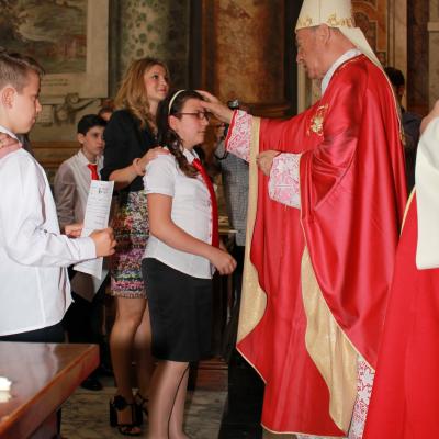 14 iunie: Roma (IT): Conferirea sfântului Mir în biserica "San Vitale"