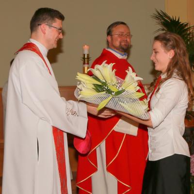 14 iunie: Roma (IT): Conferirea sfântului Mir în biserica "Santa Maria Causa Nostrae Laetitiae" din Casilina-Grotte Celoni