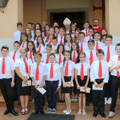 14 iunie: Roma (IT): Conferirea sfântului Mir în biserica "Santa Maria Causa Nostrae Laetitiae" din Casilina-Grotte Celoni