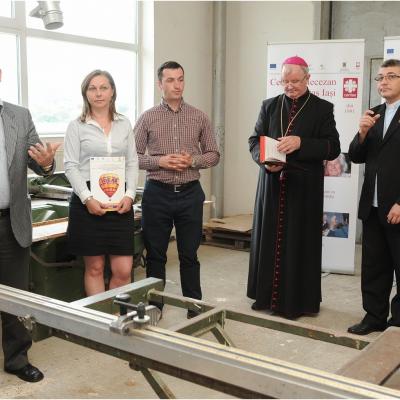 13 iulie: Bârnova: Caritas lansează ART LEMN - atelier de tâmplărie