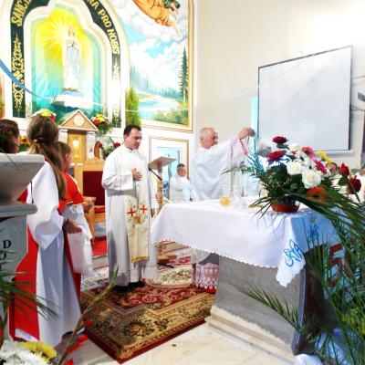 1 august: Ciugheş: Liturghia de mulţumire a părintelui Ieronim Budulai pentru 50 ani de Preoţie