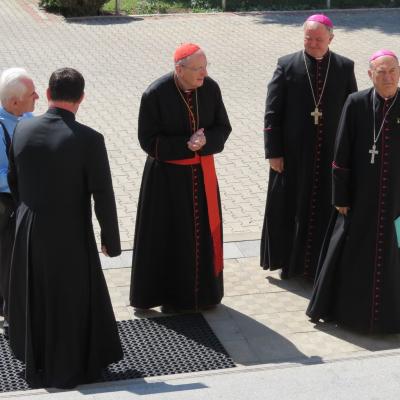 4 august: Iaşi: Vizita cardinalului Meisner la Seminarul mare