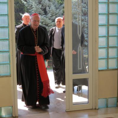 4 august: Iaşi: Vizita cardinalului Meisner la Seminarul mare