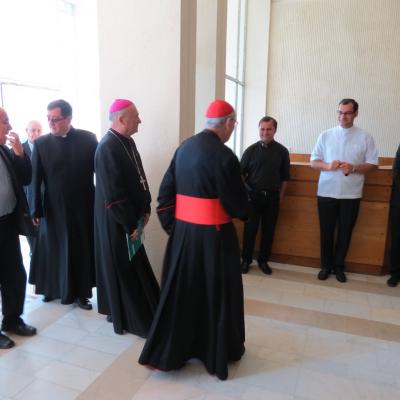 4 august: Iaşi: Vizita cardinalului Meisner la Seminarul mare