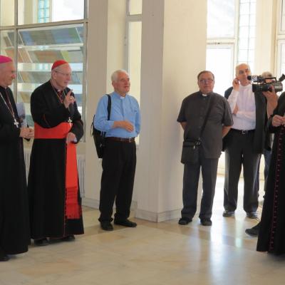 4 august: Iaşi: Vizita cardinalului Meisner la Seminarul mare