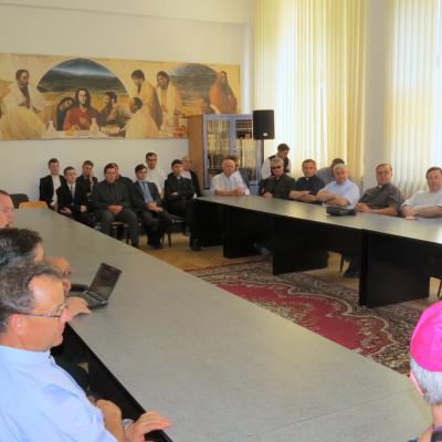4 august: Iaşi: Vizita cardinalului Meisner la Seminarul mare