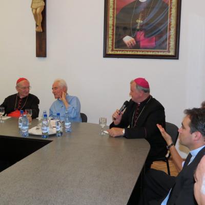 4 august: Iaşi: Vizita cardinalului Meisner la Seminarul mare