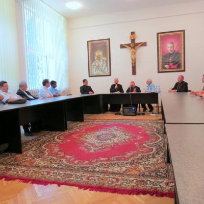 4 august: Iaşi: Vizita cardinalului Meisner la Seminarul mare
