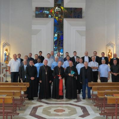 4 august: Iaşi: Vizita cardinalului Meisner la Seminarul mare