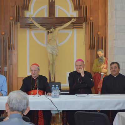 5 august: Bacău (centru): Cardinalul Meisner s-a întâlnit cu catolicii din zona Bacăului