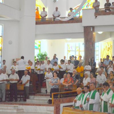 5 august: Bacău (centru): Cardinalul Meisner s-a întâlnit cu catolicii din zona Bacăului