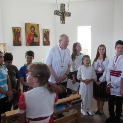 5 august: Schineni: Vizita ES Joachim Meisner la Congregaţia "Surorile Sfintei Maria Magdalena Postel"