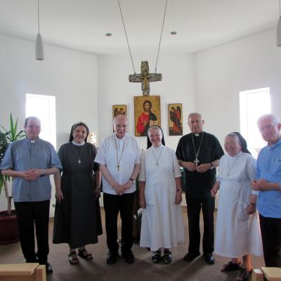 5 august: Schineni: Vizita ES Joachim Meisner la Congregaţia "Surorile Sfintei Maria Magdalena Postel"