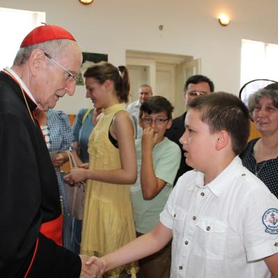 9 august: Rădăuţi: Vizita cardinalului Joachim Meisner