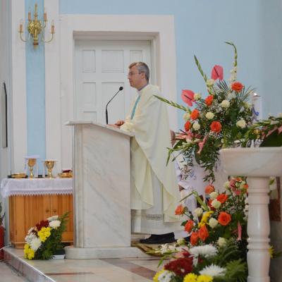 22 august: Tămăşeni: "Iubind-o pe Maria, eu sunt fericit". Hramul parohiei