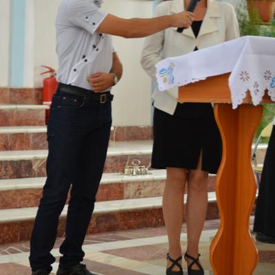 22 august: Tămăşeni: "Iubind-o pe Maria, eu sunt fericit". Hramul parohiei