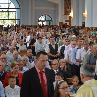 22 august: Tămăşeni: "Iubind-o pe Maria, eu sunt fericit". Hramul parohiei