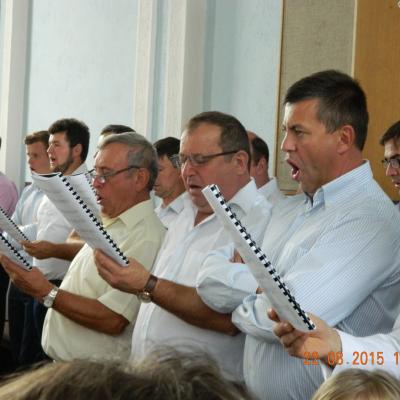 22 august: Tămăşeni: "Iubind-o pe Maria, eu sunt fericit". Hramul parohiei