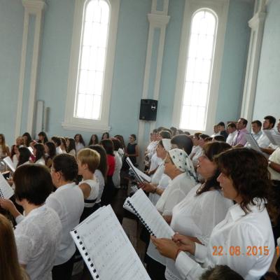 22 august: Tămăşeni: "Iubind-o pe Maria, eu sunt fericit". Hramul parohiei