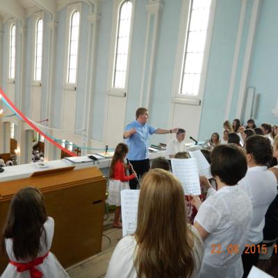 22 august: Tămăşeni: "Iubind-o pe Maria, eu sunt fericit". Hramul parohiei