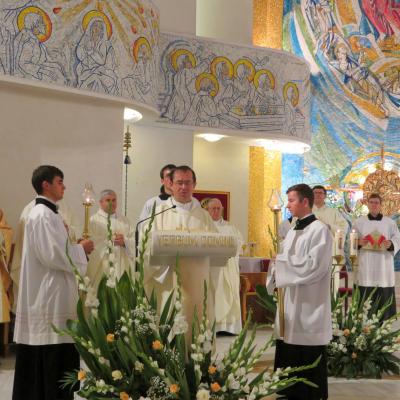 22 august: Iaşi: Hramul catedralei "Sfânta Fecioară Maria, Regină"