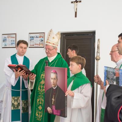 30 august: Pildeşti: Sfinţirea Centrului Social "Fericitul Anton Durcovici"