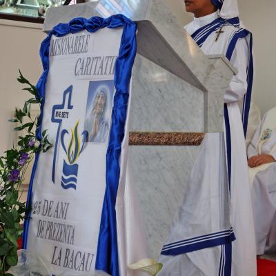 5 septembrie: Jubileul de 25 de ani de activitate a Slujitoarelor Carităţii în Bacău