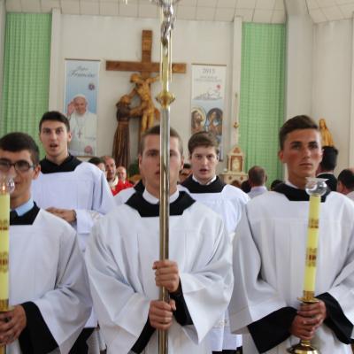 14 septembrie: Roman: Deschiderea anului şcolar 2015-2016 la Liceul Teologic Romano-Catolic "Sfântul Francisc de Assisi"