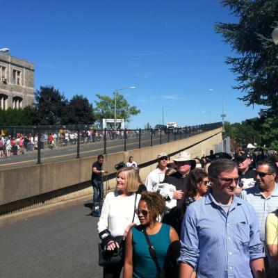 23 septembrie: Washington, D.C. (SUA): Când mergi cu papa