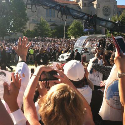 23 septembrie: Washington, D.C. (SUA): Când mergi cu papa